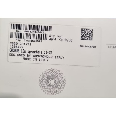 PACCO PIGNONI 12V CHORUS CAMPAGNOLO