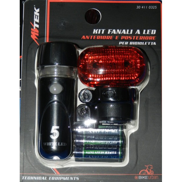 Kit fanale anteriore e posteriore a led MV TEK