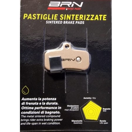 PASTIGLIE FRENO A DISCO CICLO BRN