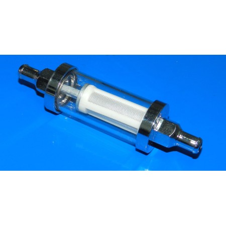 FILTRO BENZINA CROMATO 8mm