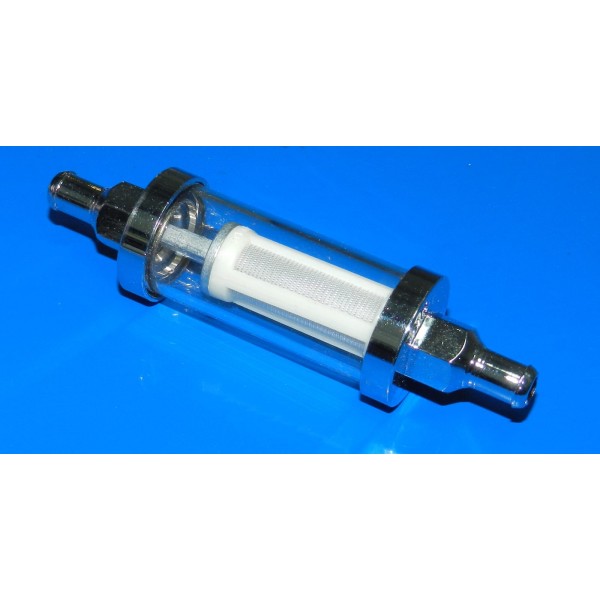 FILTRO BENZINA CROMATO 8mm