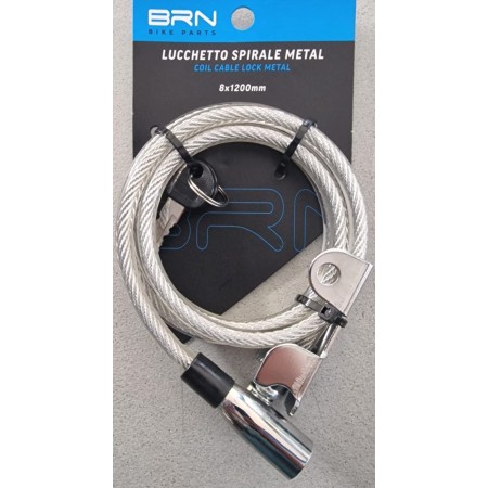 LUCCHETTO METAL A SPIRALE BRN