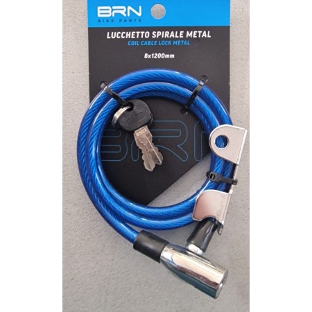 LUCCHETTO METAL A SPIRALE BRN