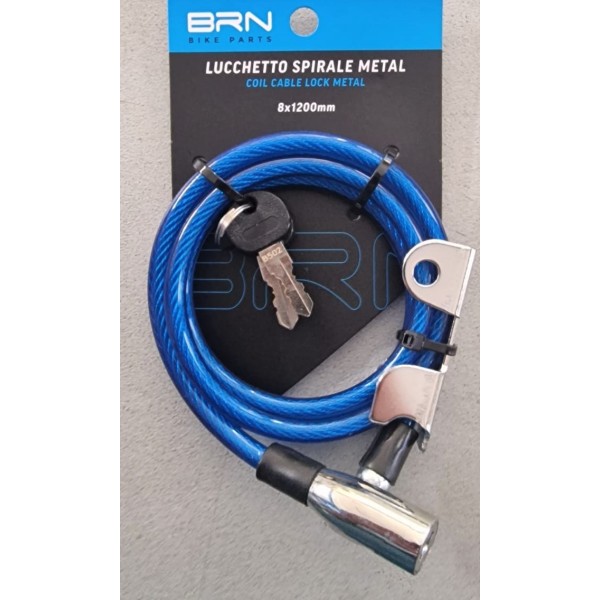 LUCCHETTO METAL A SPIRALE BRN