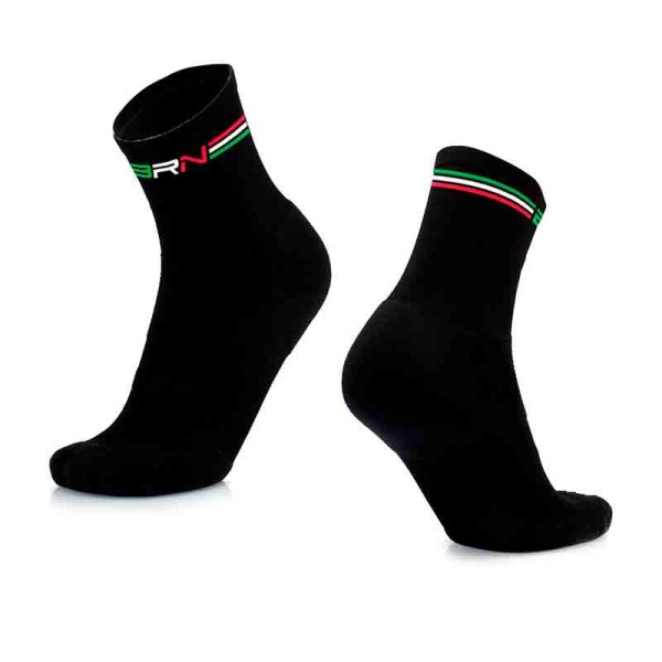CALZINI CICLISTA ITALIA NERI  BRN