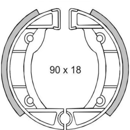 GANASCE FRENO GF 151 NEWFREN