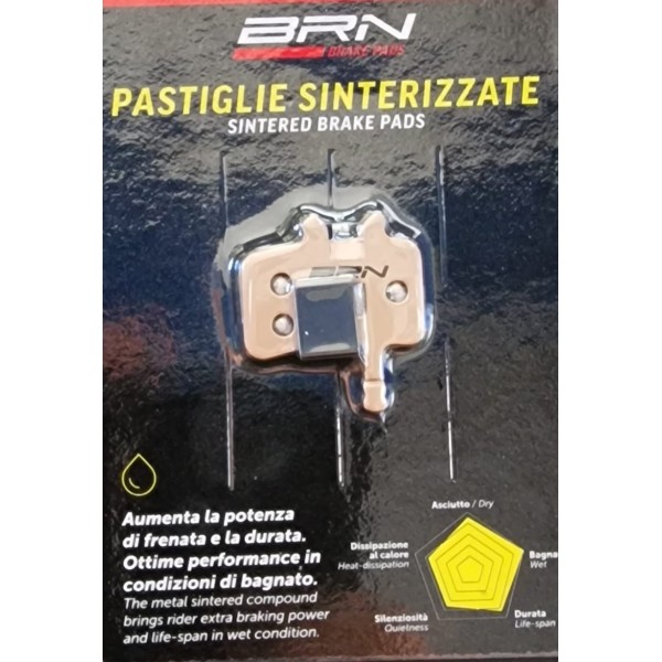 PASTIGLIE FRENO CICLO BRN