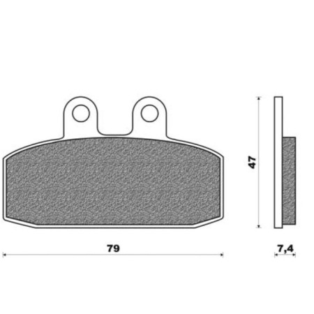 PASTIGLIE FRENO FD 0091 NEW FREN