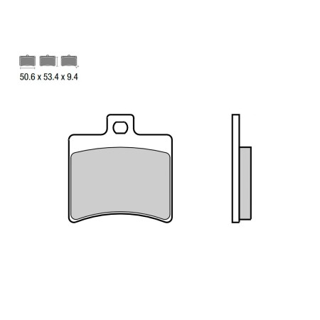 PASTIGLIE FRENO 07020 BREMBO