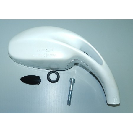SPECCHIO DX BIANCO PERLATO F12/F15 MALAGUTI
