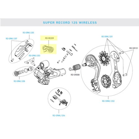 SNODO R NON DIRECT MOUNT + VITE CAMPAGNOLO