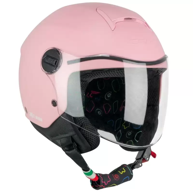 baby helmet for motorcycle CGM 261a MINI MONO Junior Open Face Helmet Pink M Kids 261A-ALA-36-YM