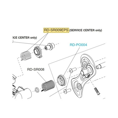 BUSSOLA  + MOLLA CAMBIO  RD-SR009EPS 11V CAMPAGNOLO