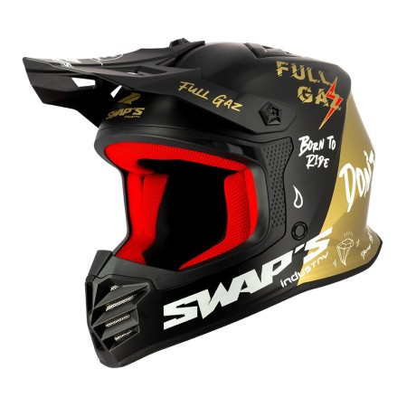 CASCO CROSS BAMBINO ROCK IT FULL GAZ SWAP'S