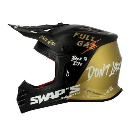 CASCO CROSS BAMBINO ROCK IT FULL GAZ SWAP'S
