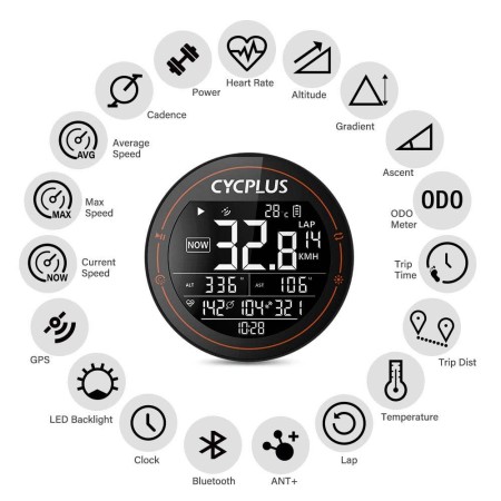CICLO COMPUTER GPS M2 CYCPLUS