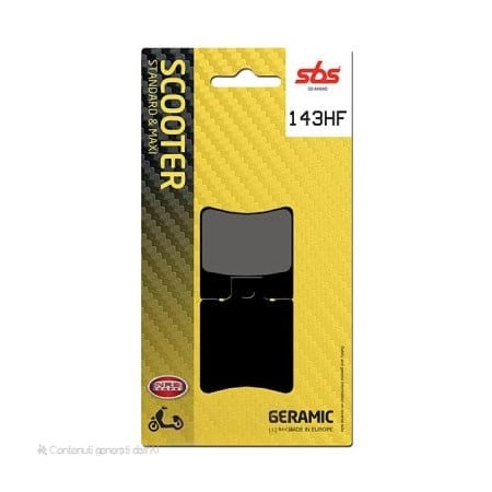 PASTIGLIE FRENO F10 MALAGUTI SDS