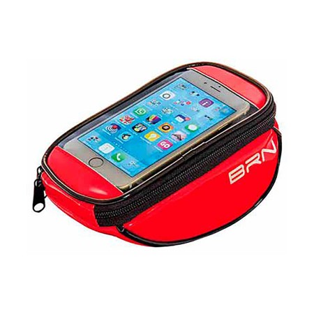 BORSETTA SMART MEDIUM ROSSA GLOSSY BRN