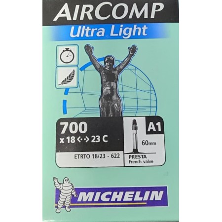 CAMERA D'ARIA CICLO 700 x 18/23 ULTRA LIGHT MICHELIN