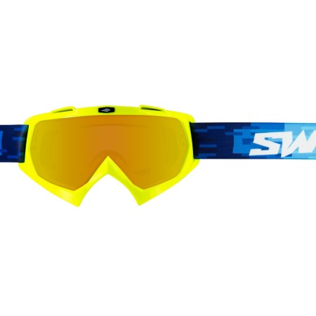 MASCHERA CROSS GIALLO FLUO PIXEL SWAP'S