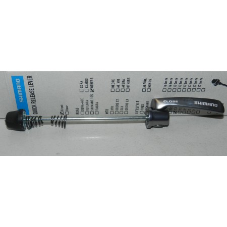 PERNO A SGANCIO RAPIDO ANTERIORE 133mm WH-RS500 SHIMANO