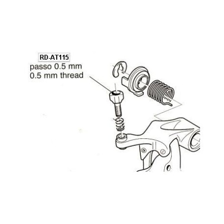 VITE REGISTRO CAVO CAMBIO ATHENA RD-AT115 CAMPAGNOLO