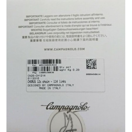 CATENA CHORUS 12 VELOCITA' CAMPAGNOLO