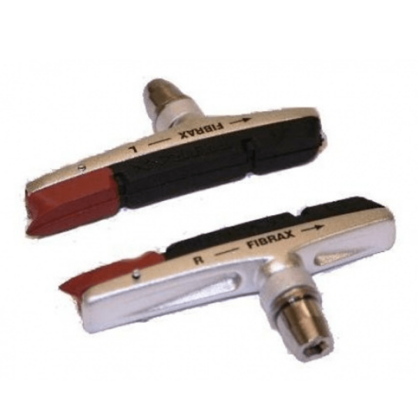 COPPIA PATTINI FRENO V-BRAKE FIBRAX