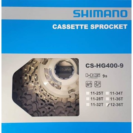 CASSETTA  9V CS-HG400-9  12-36 SHIMANO