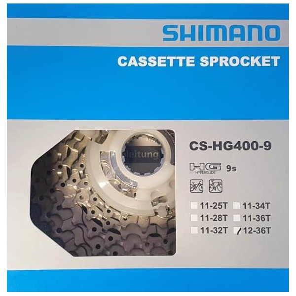 CASSETTA  9V CS-HG400-9  12-36 SHIMANO