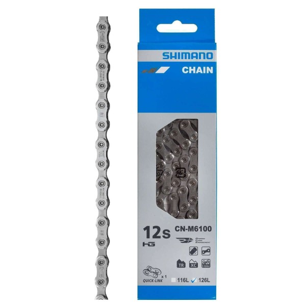 CATENA 12 VELOCITA' CN-M6100 126 MAGLIE SHIMANO