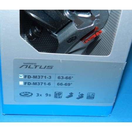 DERAGLIATORE ALTUS 9 VELOCITA' FD-M371-3 SHIMANO