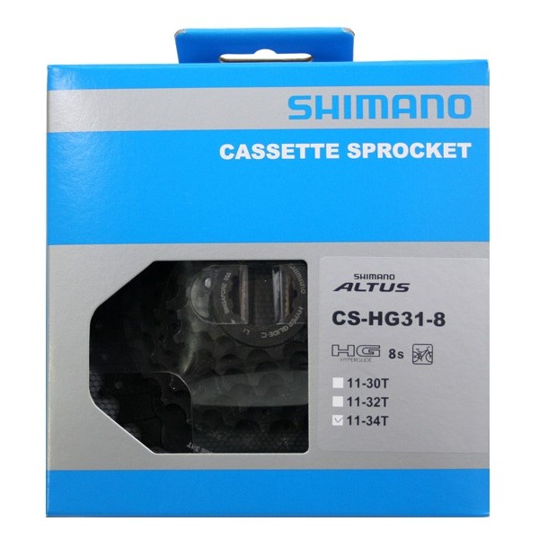 CASSETTA ALTUS 11-34 CS-HG31-8 SHIMANO