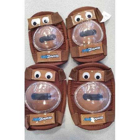 KIT GINOCCHIERE E GOMITIERE BAMBINO BEAR BROWN KIDZAMO