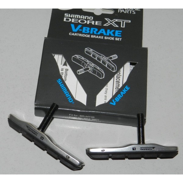 Pattini freni XT  con supporto BR-M770 per freni V-Brake SHIMANO