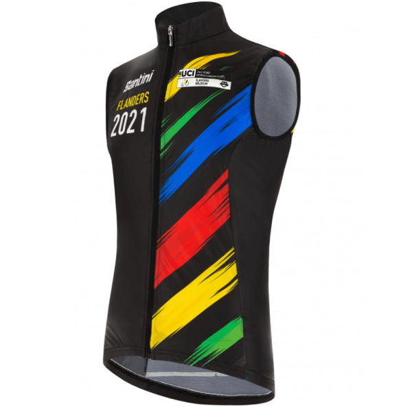 GILET CICLISTA UCI FLANDERS 2021 SANTINI